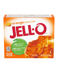 Clearance Special - Jell-O - Orange Gelatin Dessert - 3oz (85g) **Best Before: 18 January 24**