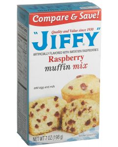 Clearance Special - Jiffy Raspberry Muffin Mix 7oz (198g) **Best Before: 15th September 2023**