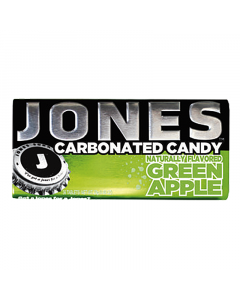 Jones Soda Carbonated Candy - Green Apple 0.8oz (28g)