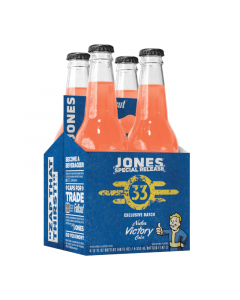 Jones Soda - Special Release Nuka Cola Victory (Peach Mango) 355ml - 4-Pack