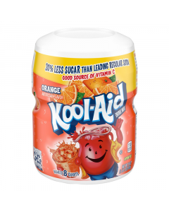 Kool Aid Orange Drink Mix Tub - 19oz (538g)