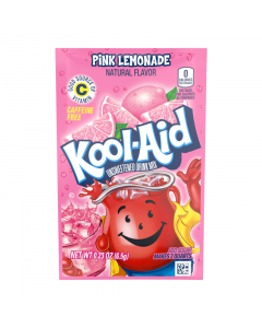 Kool-Aid Pink Lemonade Unsweetened Drink Mix Sachet 0.23oz (6.5g)