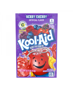 Kool-Aid Berry Cherry Unsweetened Drink Mix Sachet - 0.17oz (4.8g)