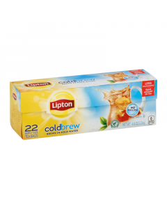 Lipton Cold Brew FAMILY SIZE Tea Bags 22pc - 4.8oz (136g)