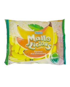 Clearance Special - Mallolicious Banana Marshmallows - 7oz (198g) **Best Before: END MARCH 2024**