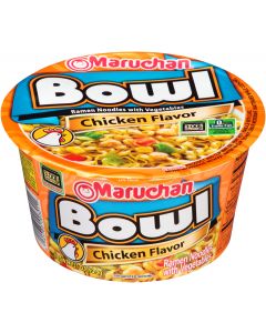 Maruchan - Chicken Flavor - Ramen Noodles & Vegetables Bowl - 3.3oz (94g)