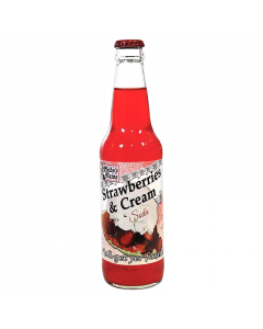 Rocket Fizz - Melba's Fixins Strawberries & Cream Soda - 12fl.oz (355ml)