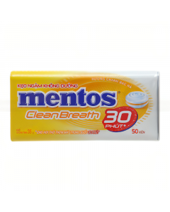 Mentos Clean Breath Lemon Mints - 35g