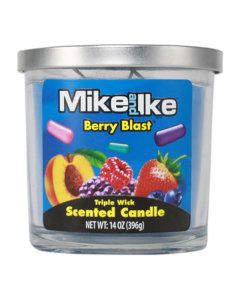 Mike & Ike Berry Blast Triple Wick Scented Candle - 14oz (396g)