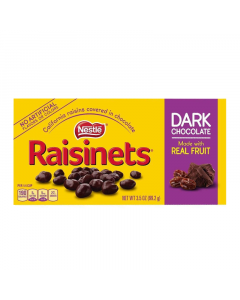 Clearance Special - Raisinets Dark Chocolate Theatre Box 3.1oz (87.8g) **Best Before: 23rd April 2024**
