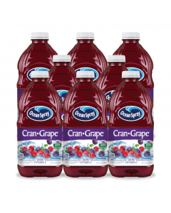 Ocean Spray Cran-Grape Juice - 64floz (1.89l) x 8 CASE