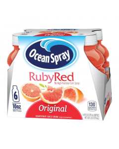 Ocean Spray Ruby Red Grapefruit Juice - 10floz (295ml) x 6 CASE