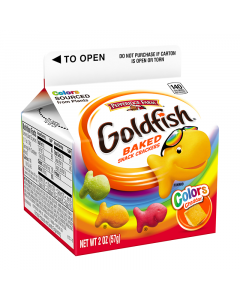 Clearance Special - Pepperidge Farm Goldfish Crackers Colours Carton - 2oz (57g) **Best Before: 25th April 2024**