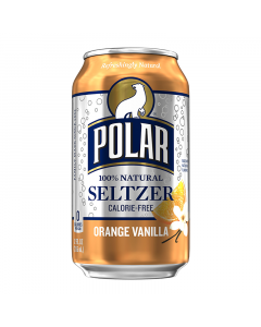 Polar Seltzer Orange Vanilla - 12fl.oz (355ml)