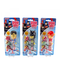 POP UPS! Lollipops Justice League Blister Pack - 1.26oz (36g)