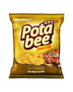Potabee BBQ Beef Potato Chips - 68g