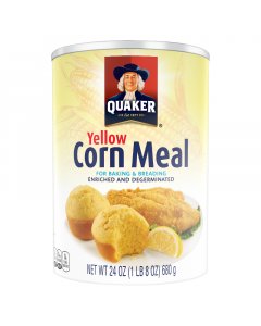 Quaker Yellow Corn Meal - 24oz (680g)