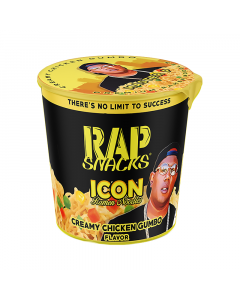 Rap Snacks Icon - Creamy Chicken Gumbo Ramen Noodles (Master P) - 2.25oz (64g)