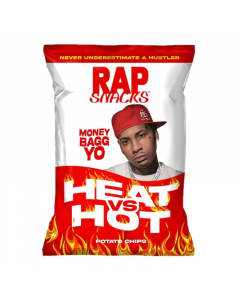 Rap Snacks Money Bagg Yo Heat vs Hot Chips - 2.5oz (71g)