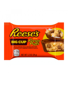 Reese's Big Cup Stuffed With Reese's Puffs - 1.2oz (34g)