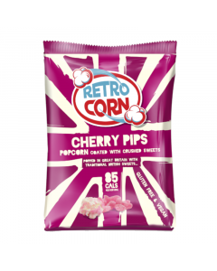 Clearance Special - Retrocorn Cherry Pips Popcorn - 35g **Best Before: 29 February 24**