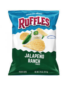 Ruffles Jalapeno Ranch Potato Chips 6.5oz (184g)