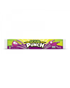 Clearance Special - Sour Punch Grape Candy Straws - 2oz (57g) **Best Before: 11th April 2024**