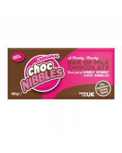 Clearance Special - Sweet Dreams Original Choc Nibbles Bar - 180g **Best Before: March 2024**