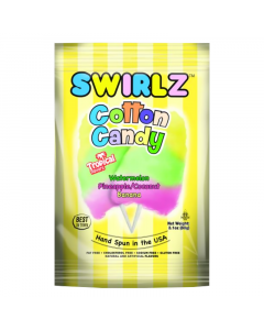 Clearance Special - Swirlz Tropical Cotton Candy - 3.1oz (88g) **Best Before: May/ June 23**  BUY ONE GET ONE FREE