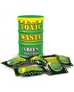 Toxic Waste Green Drum Extreme Sour Candy 1.5oz (42g)