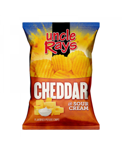 Uncle Ray's Wavy Cheddar & Sour Cream Chips  - 4.25oz (120g)