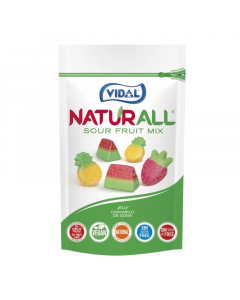 Vidal Naturall Sour Fruit Mix - 180g