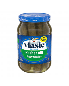 Vlasic Kosher Dill Baby Wholes Pickles - 16fl.oz (473ml)