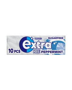 Clearance Special - Wrigley's Extra Ice Peppermint Sugar Free Chewing Gum - 14g [UK] **Best Before: 25th April 2024**