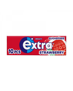 Wrigley's Extra Strawberry Sugar Free Chewing Gum - 14g [UK]