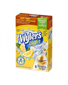 Wyler's Light Singles To Go Half Iced Tea Half Lemonade 8-Pack - 0.97oz (27.4g)