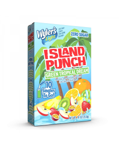 Wyler's Light Singles To Go Island Punch Green Tropical Dream 10-Pack - 0.91oz (25.8g)