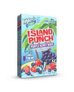 Wyler's Light Singles To Go Island Punch Purple Berry Wave 10-Pack - 0.91oz (25.8g)