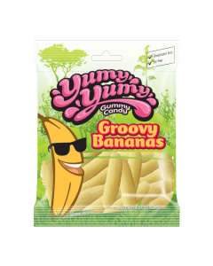 Yumy Yumy Gummy Candy Groovy Bananas - 4.5oz (128g)
