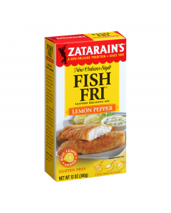 Clearance Special - Zatarain's Lemon Pepper Fish Fri - 12oz (340g) **Best Before: 28 February 24**