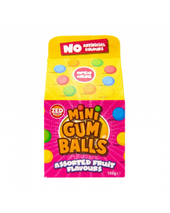 Zed Candy Mini Gum Balls Carton - 100g [UK]